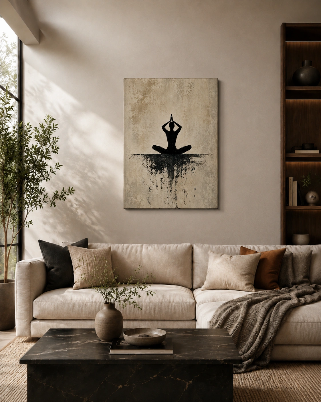 Belső Harmónia – Meditáció Vászonkép mockup