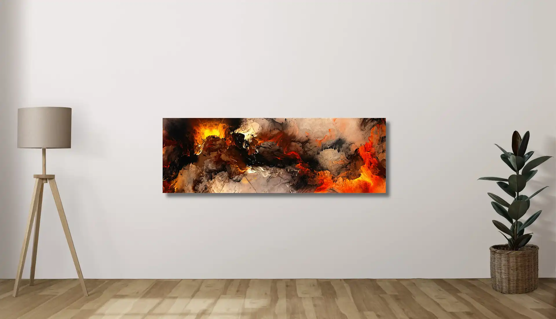 Tűz és Szenvedély - Prémium Vászonkép mockup